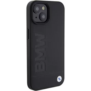 BMW BMHMP15MSLLBK iPhone 15 Plus 6.7" czarny/black MagSafe Leather Hot Stamp - Etui i futerały do telefonów - miniaturka - grafika 4
