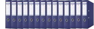 SEGREGATOR DONAU PP A4 50 MM karton 25 szt 1 KOLOR - Segregatory - miniaturka - grafika 1