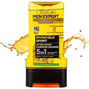 Żele pod prysznic dla mężczyzn - Loreal LOréal Żel pod prysznic Men Invincible Sport 300 ml Invincible Sport 649-uniw - miniaturka - grafika 1