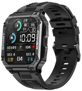 Zegarek Hagen HC48.24.534 Smartwatch HC48 czarny - - Smartwatch - miniaturka - grafika 1