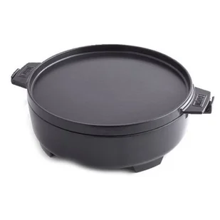 WEBER Garnek żeliwny 2 w 1 Garnek żeliwny 2 w 1 - Kociołki - miniaturka - grafika 1