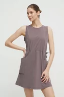 Sukienki - Helly Hansen sukienka sportowa Viken kolor fioletowy mini prosta 62820 - miniaturka - grafika 1