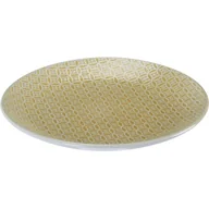 Talerze - Ceramiczny talerz płytki Sea, 27 cm, żółty - miniaturka - grafika 1