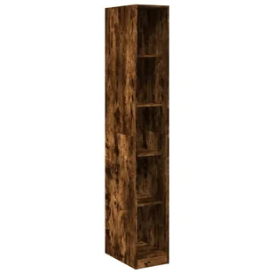vidaXL Szafa dąb wędzony 30x50x200 cm materiał drewnopochodny - Szafy - miniaturka - grafika 1