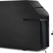 Pokrowce na grilla - Wodoodporny, wiatroszczelny i odporny na rozdarcia pokrowiec na grilla z paskami i torbą do przechowywania (170x61x117 cm) - miniaturka - grafika 1