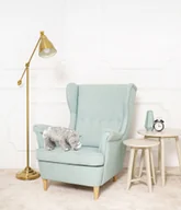 Maskotki i pluszaki - MIŚ GUSTAW NOSOROŻEC PLUSZOWY PRZYTULANKA MASKOTKA DLA DZIECI 40 CM SZARY - miniaturka - grafika 1