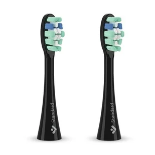 Końcówka szczoteczki TRUELIFE SonicBrush Clean 30 Czarny 2 szt. (Delikatnie masują dziąsła) - Końcówki do szczoteczek elektrycznych - miniaturka - grafika 1