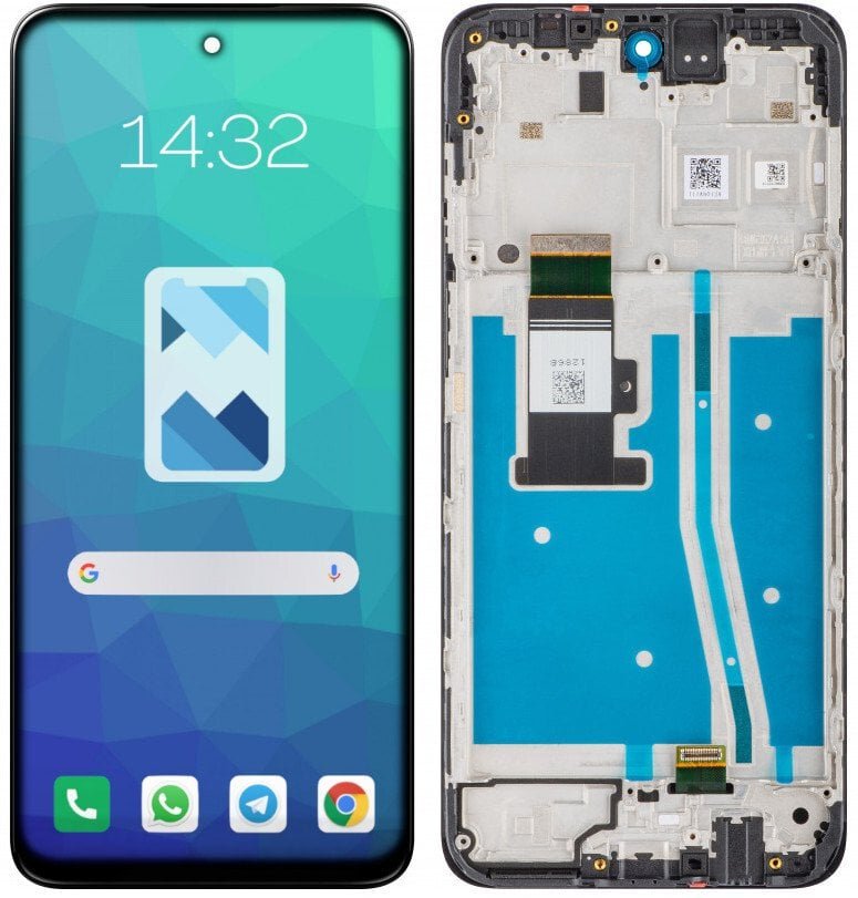 Wyświetlacz LCD Ekran Szybka do Motorola Moto G53 XT2335 RAMKA