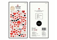 Zabawki kreatywne - naklejki ozdobne serduszka - miniaturka - grafika 1