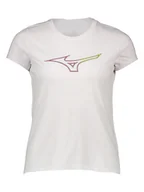 Koszulki sportowe damskie - Mizuno Koszulka sportowa w kolorze białym - miniaturka - grafika 1