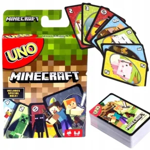 Uno Minecraft - Mattel - Gry planszowe - miniaturka - grafika 1