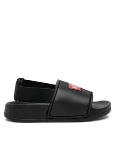 Levi's® Klapki Pool Mini VPOL0188S Czarny - Buty dla chłopców - miniaturka - grafika 1
