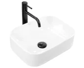 Umywalki - Rea Umywalka nablatowa Rea Demi Mini White - miniaturka - grafika 1