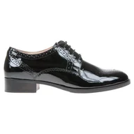 Półbuty damskie - Netley Rose [black pat] - rozmiar 43 - miniaturka - grafika 1