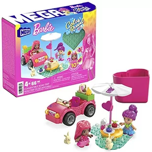 Klocki plastikowe Barbie Color Reveal Kabriolecik Wycieczka HKF90 - Klocki - miniaturka - grafika 2