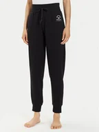 Spodnie sportowe damskie - Emporio Armani Underwear Spodnie dresowe 164842 4R276 00020 Czarny Relaxed Fit - miniaturka - grafika 1