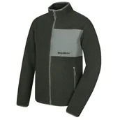 Bluzy sportowe męskie - Męska bluza Husky Addy zip M Rozmiar: M / Kolor: zielony - miniaturka - grafika 1
