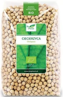 Bio Planet Ciecierzyca Groch Włoski 1kg - EKO - Ziarna i nasiona roślin strączkowych - miniaturka - grafika 1