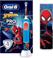 Szczoteczki do zębów dla dzieci - Braun Oral-B Pro Kids 1 Rękaw Marvel Spider-Man, 1 szczoteczka, 1 elektryczna szczoteczka do zębów, 3 lata i starsze - miniaturka - grafika 1