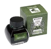 Naboje i atramenty - Atrament Platinum Classic Ink Forest Black 60ml - miniaturka - grafika 1