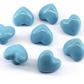 Zawiasy, okucia i inne akcesoria - 8 uchwytów meblowych (niebieskich), 40 mm ceramiczna gałka do drzwi ze śrubami, różowa gałka do szuflady, nowoczesne gałki do szafek łazienkowych i ku - miniaturka - grafika 1