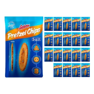Salatini Pretzel Chips solony 40g x 20szt - Chipsy - miniaturka - grafika 1