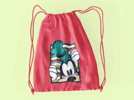 Torby szkolne - WOREK DO SZKOŁY WF/BUTY MYSZKA MIKI GOFFY + IMIĘ - miniaturka - grafika 1