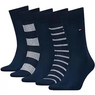 Skarpetki męskie - Tommy Hilfiger Skarpety męskie w pudełku prezentowym, granatowy, 40-42 EU - miniaturka - grafika 1