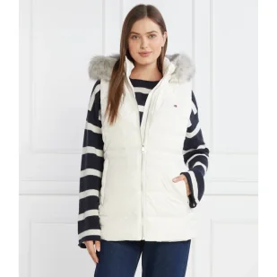 Tommy Hilfiger Puchowy bezrękawnik | Regular Fit - Kamizelki damskie - miniaturka - grafika 1