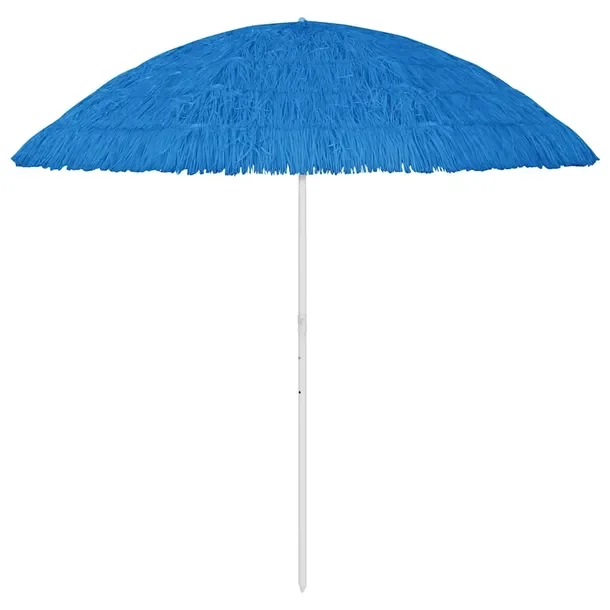 Parasol plażowy hawajski, 245cm, niebieski