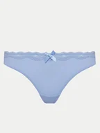 Majtki damskie - Hunkemöller Stringi Lola 300923 Błękitny - miniaturka - grafika 1