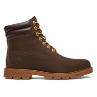 Buty zimowe męskie - Męskie Buty zimowe TIMBERLAND 6IN WR BASIC TB0A2DB4V131 – Brązowy - miniaturka - grafika 1