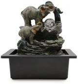 Fontanny ogrodowe - Kaemingk Domowa Fontanna Wodna - Rodzina Słoni - miniaturka - grafika 1
