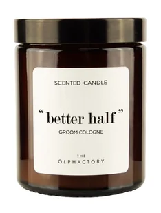Świeca zapachowa perfumowana - The Olphactory - " better half '' - Groom Cologne - 135g - Świece - miniaturka - grafika 1