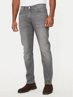 Spodnie męskie - Hechter Paris Jeansy 26050 142361 Szary Regular Fit - miniaturka - grafika 1
