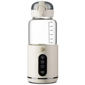 Akcesoria do karmienia - MyBabyBottle, przenośny podgrzewacz do butelek, wody i mleka dla dzieci, biały - miniaturka - grafika 1