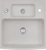 Zlewozmywaki - SystemCeram CENTRA 60 ALU 76 (50930276) - miniaturka - grafika 1