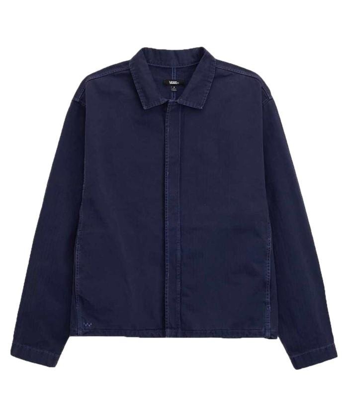 Vans Koszula Męska Washed Overdye LS Woven Deep Indigo VN000S11FOB1 XS