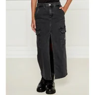 Sukienki i spódniczki dla dziewczynek - CALVIN KLEIN JEANS Jeansowa spódnica - miniaturka - grafika 1