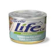 Mokra karma dla kotów - Life Pet Care Tuńczyk Kałamarnica Karma dla kota Puszka 150G - miniaturka - grafika 1
