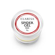 Żele do paznokci - CLARESA CLARESA SPIDER GEL RED 5 g activeshop--143458 - miniaturka - grafika 1