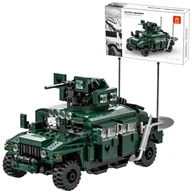 Klocki - Klocki konstrukcyjne Wange 4513 - Wojskowy Hummer, 518 elementów - miniaturka - grafika 1