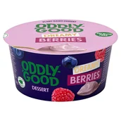 Kefiry, jogurty, maślanki - Oddlygood Dreamy Berries Fermentowany deser owsiany z malinami i jagodami 130 g - miniaturka - grafika 1