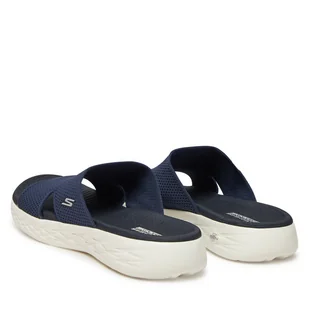 Klapki Skechers On-The-Go 600-Oceanside 140003/NVY Granatowy - Klapki i japonki damskie - miniaturka - grafika 1