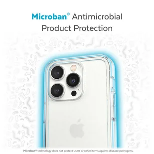 Speck Gemshell - Etui iPhone 14 Pro z powłoką MICROBAN (Clear) - Etui i futerały do telefonów - miniaturka - grafika 2