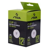 Tenis stołowy - Piłeczka STIGA BALL CUP 12-PACK 1110-2510-12 – Biały - miniaturka - grafika 1