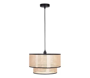 Żyrandol na lince TAKARA 1xE27/20W/230V śr. 40 cm beżowy - Lampy sufitowe - miniaturka - grafika 1