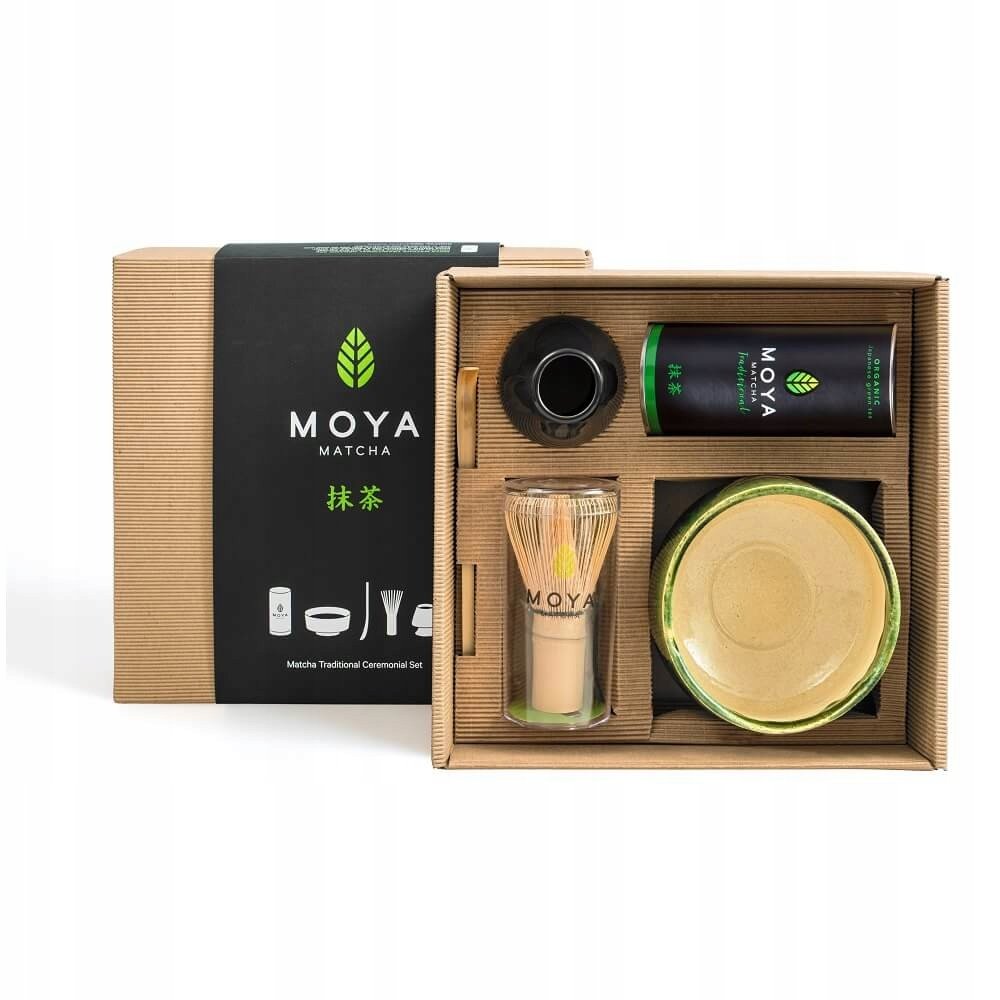 Zestaw do matchy ceremonialny Moya Matcha Tradycyjna i czarka Nepu