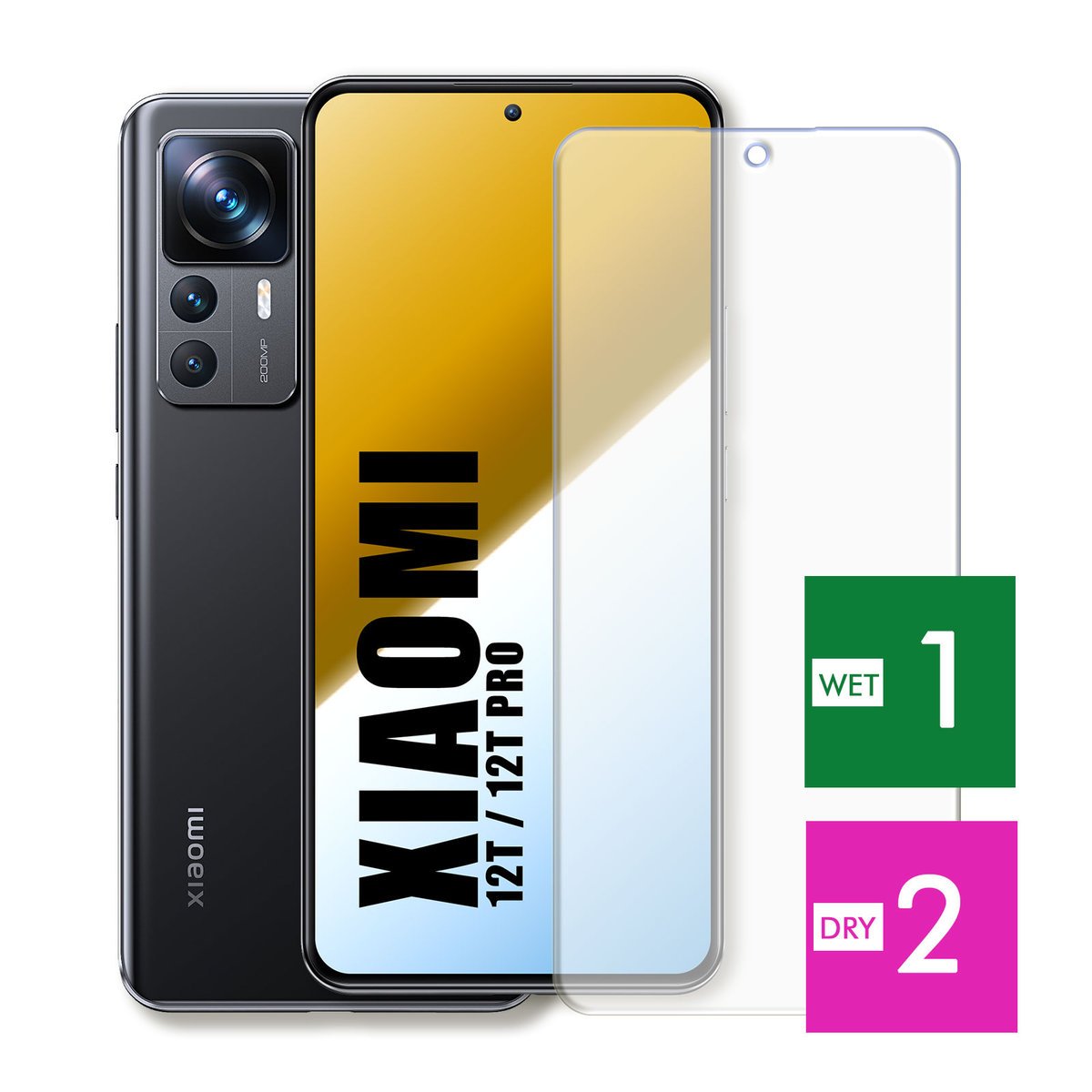 WZMOCNIONE SZKŁO DO XIAOMI 12T 12T PRO SZYBKA HARTOWANE 9H JAKOŚĆ