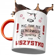 Kubki - Kubek Pomarańczowy Dla Henryka Kolegi Męża Prezent z Nadrukiem ze Zdjęciem + Opakowanie na prezent (wzór 03) - miniaturka - grafika 1